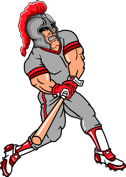 Knight Baseball mascot sports sticker. Make it personal!